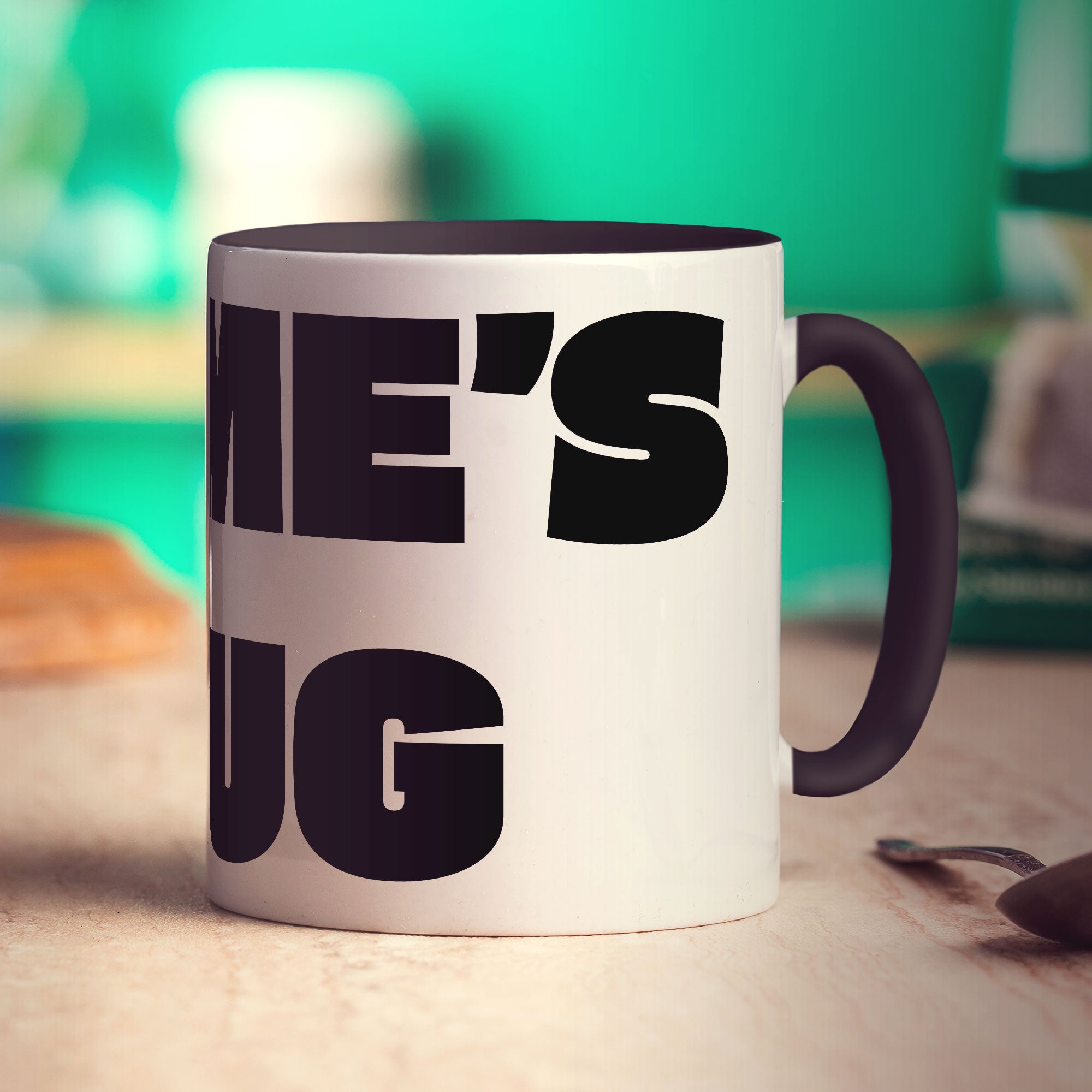 Personalised Name Mug - Personalised Name Mug - Standard 330ml (11oz) / Black