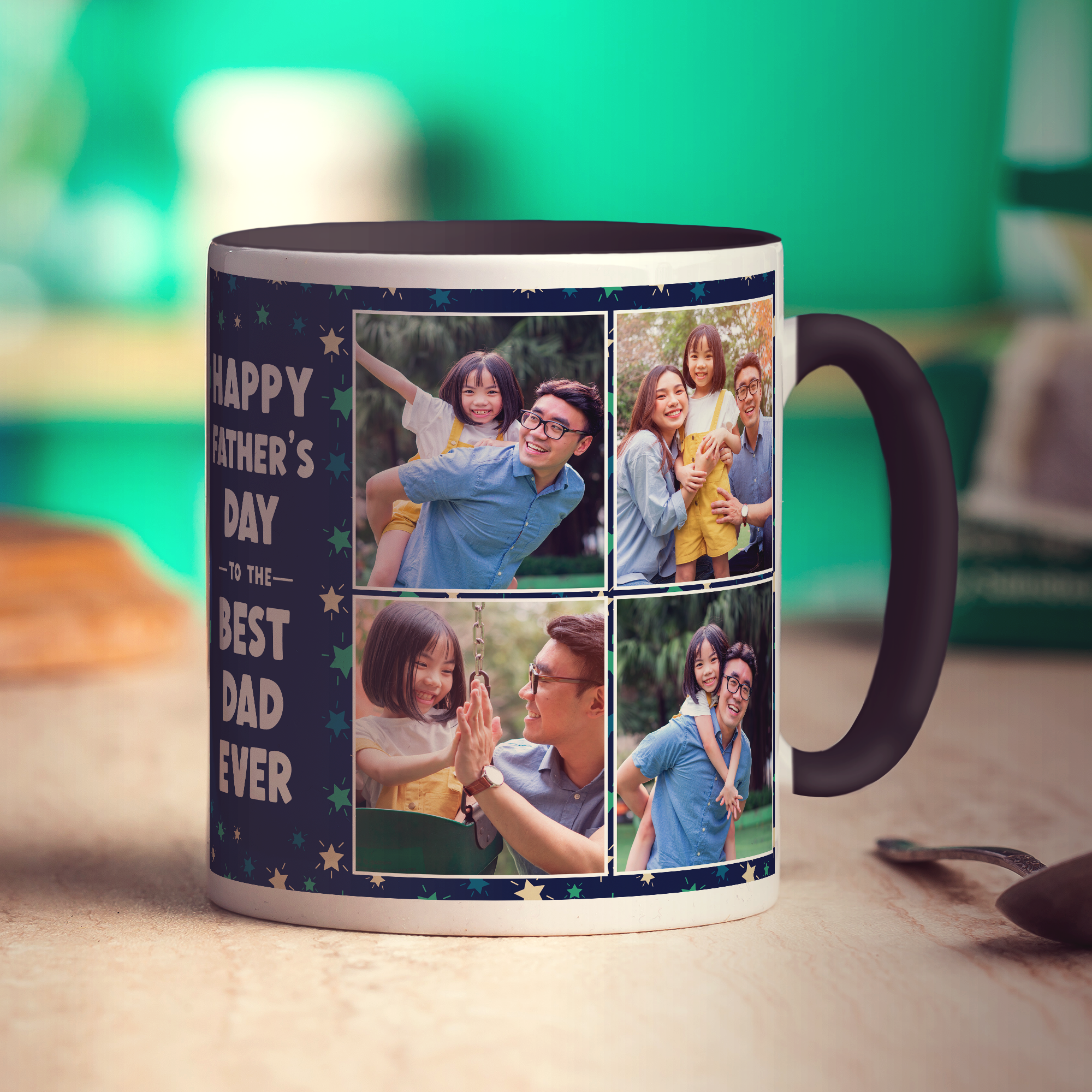 Happy Father's Day to the Best Dad Ever Photo Mug