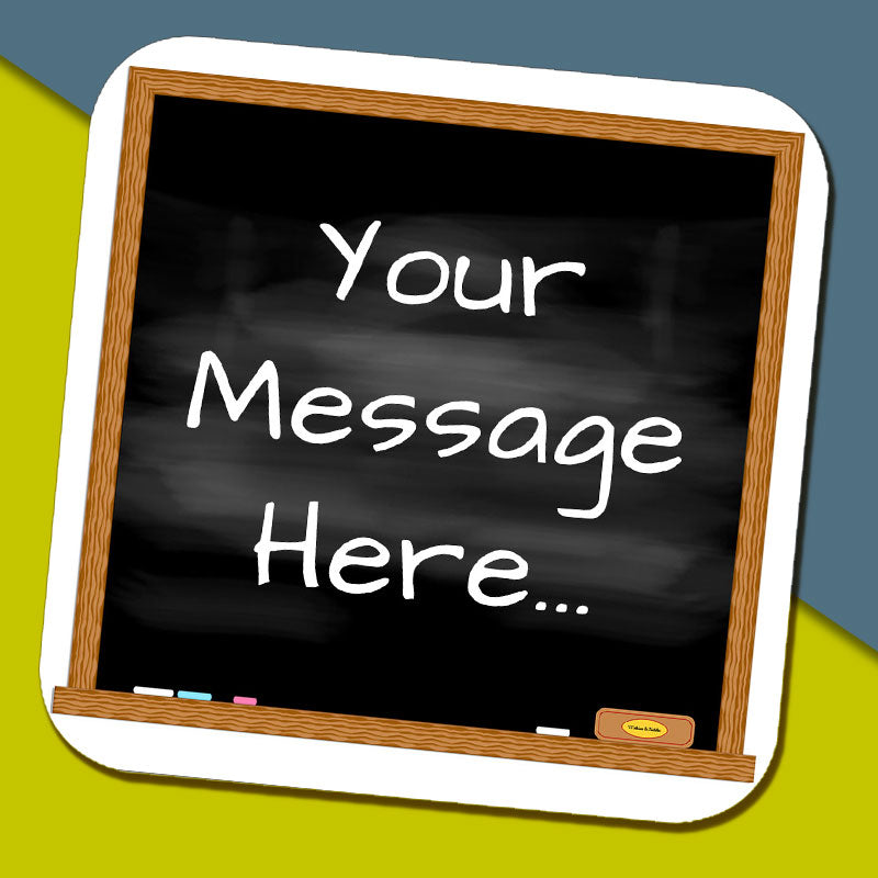 Personalised Blackboard Coaster