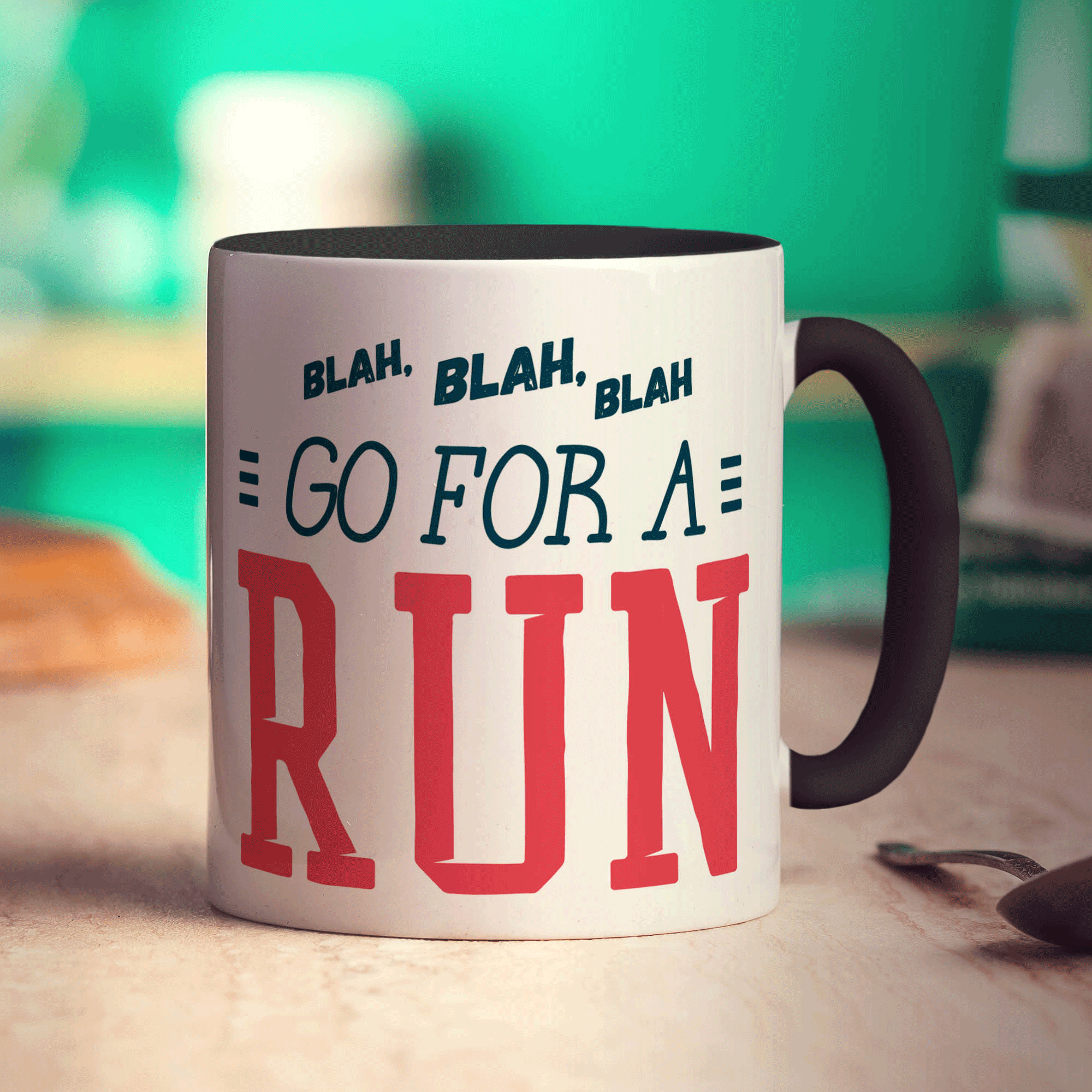Blah, Blah, Blah Go For a Run Mug