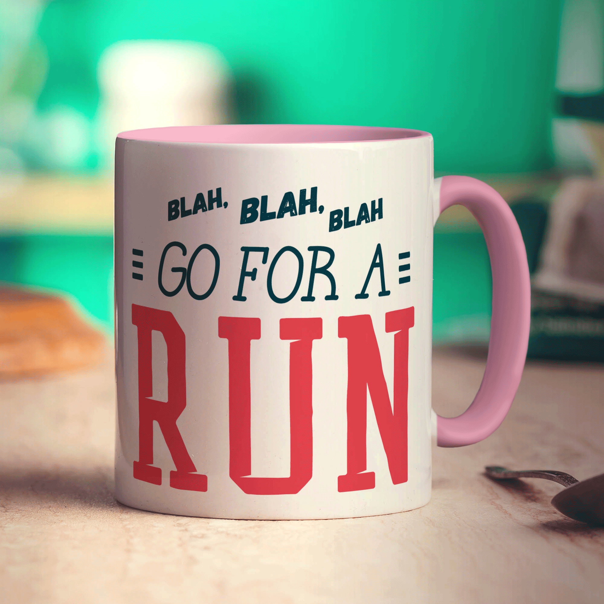 Blah, Blah, Blah Go For a Run Mug