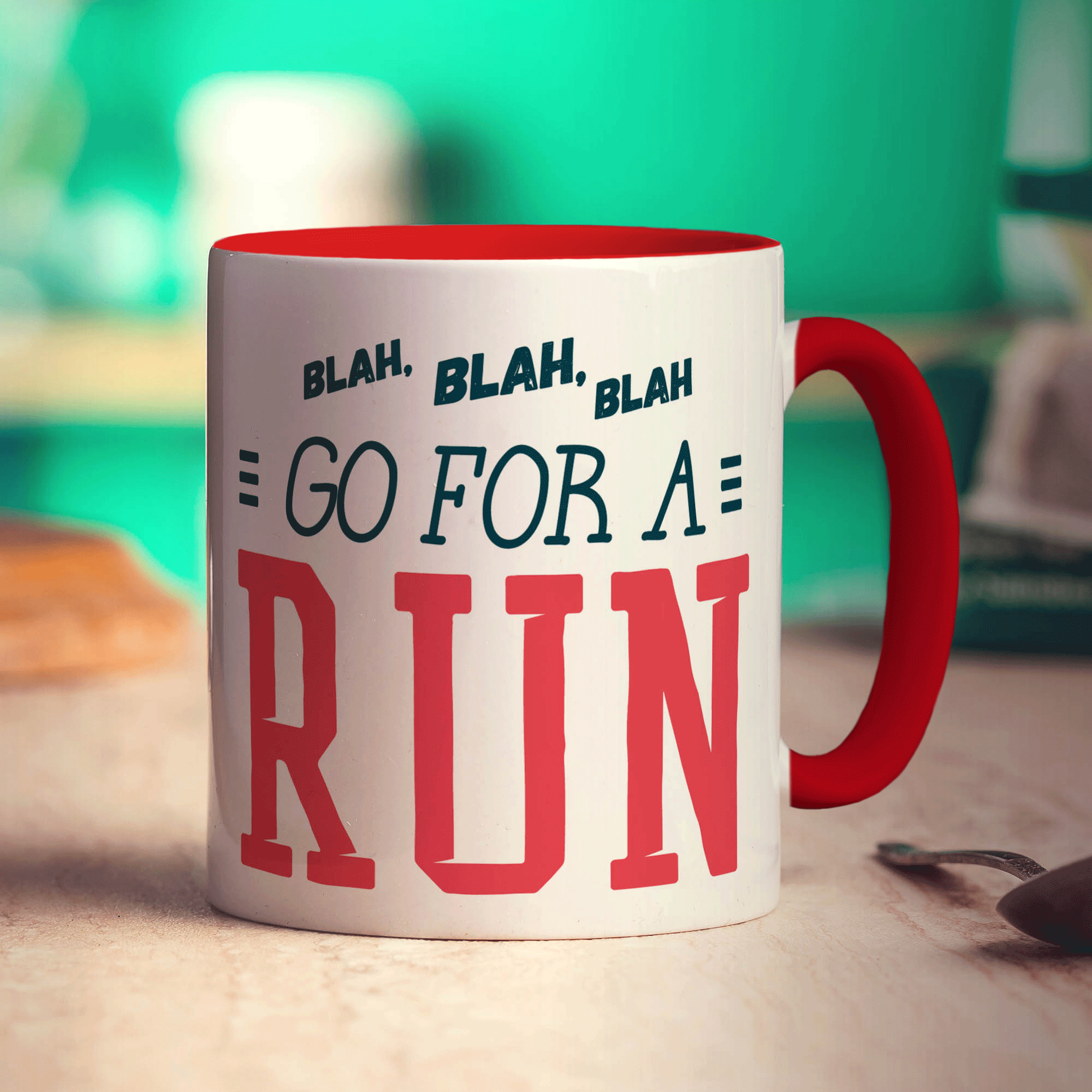 Blah, Blah, Blah Go For a Run Mug