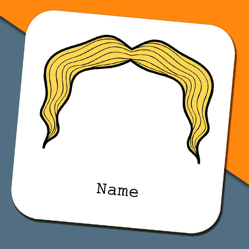 Blonde Moustache Coaster