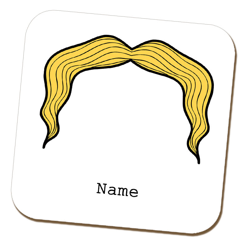 Blonde Moustache Coaster