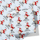 Blowing You Christmas Kisses Name Wrapping Paper - 1m Roll / No Gift Tags