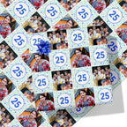 Colourful 'Happy Birthday' Photo Wrapping Paper