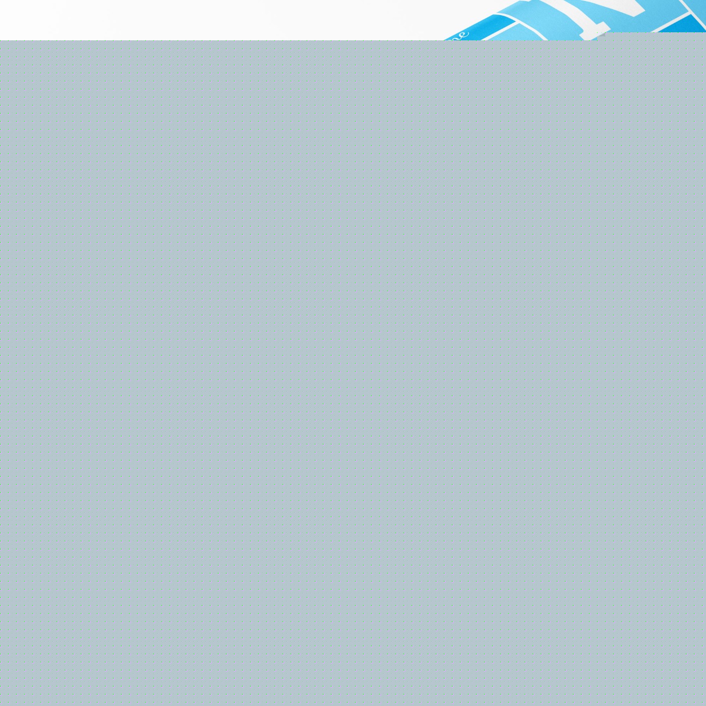 Blue Colour Name and Initial Wrapping Paper