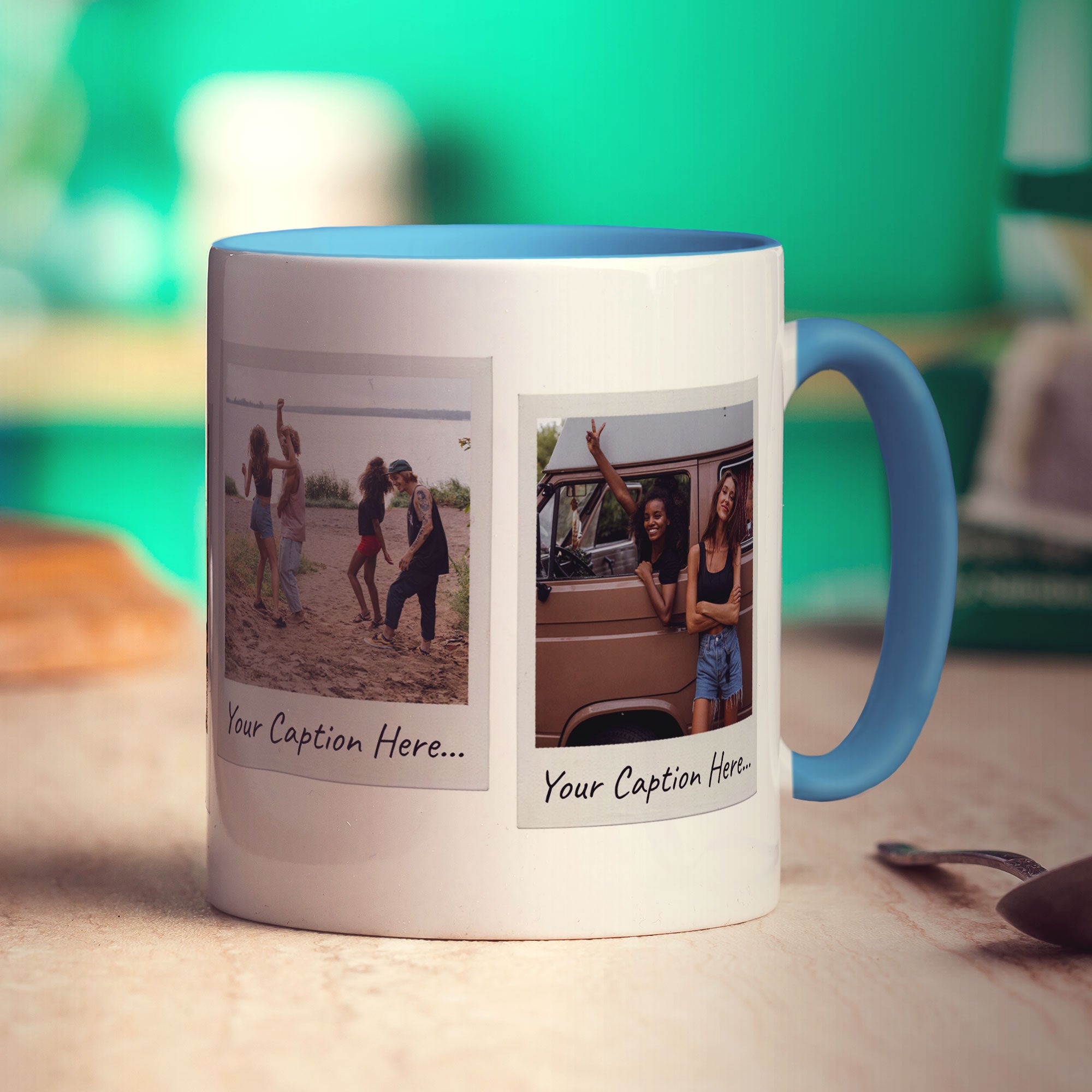 4 Photo Polaroid Mug