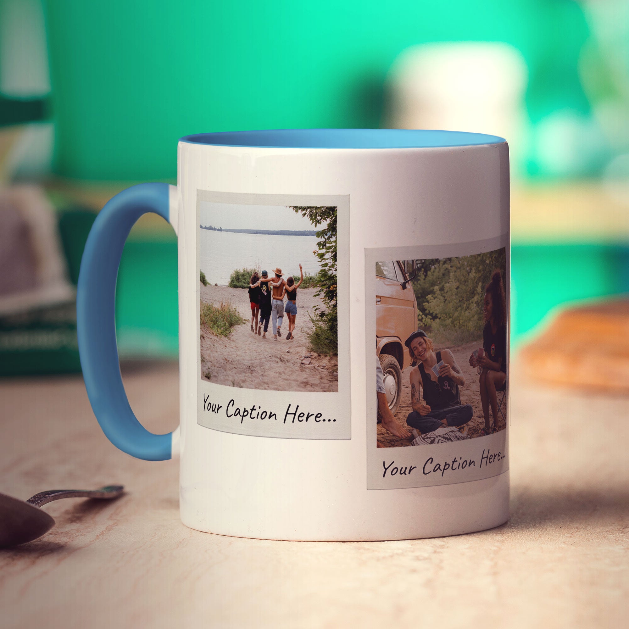 4 Photo Polaroid Mug