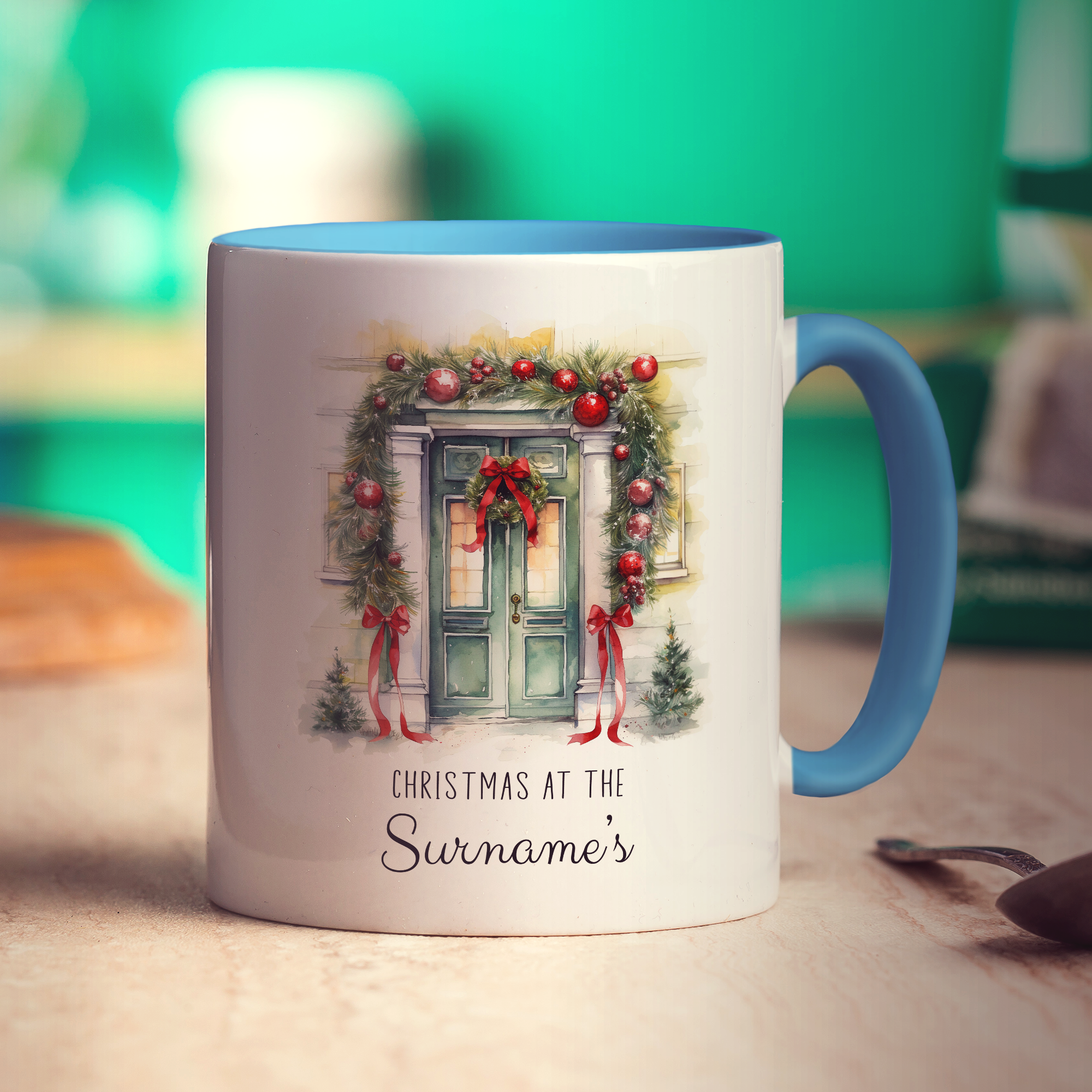 Christmas at the Surname's Mug