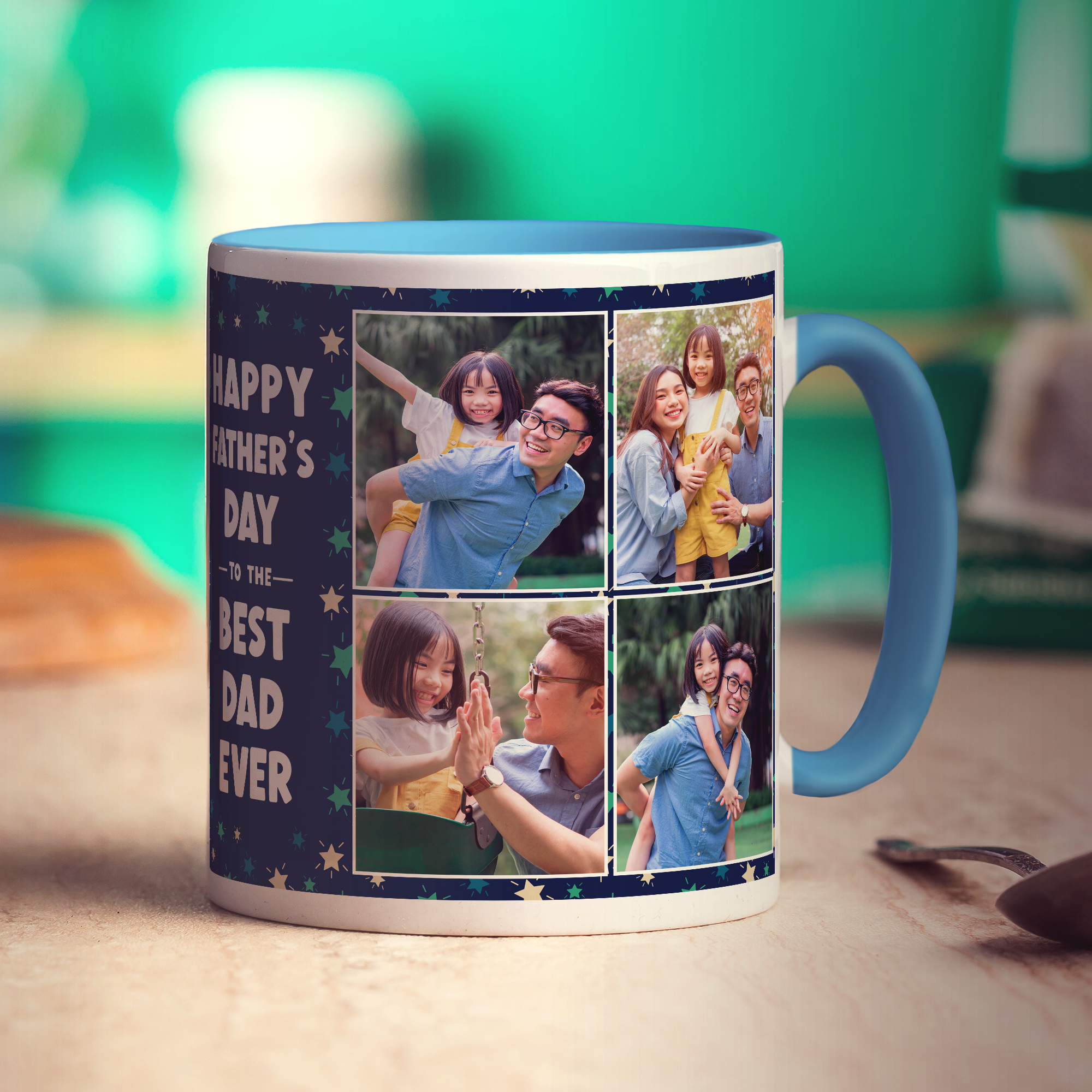 Happy Father's Day to the Best Dad Ever Photo Mug
