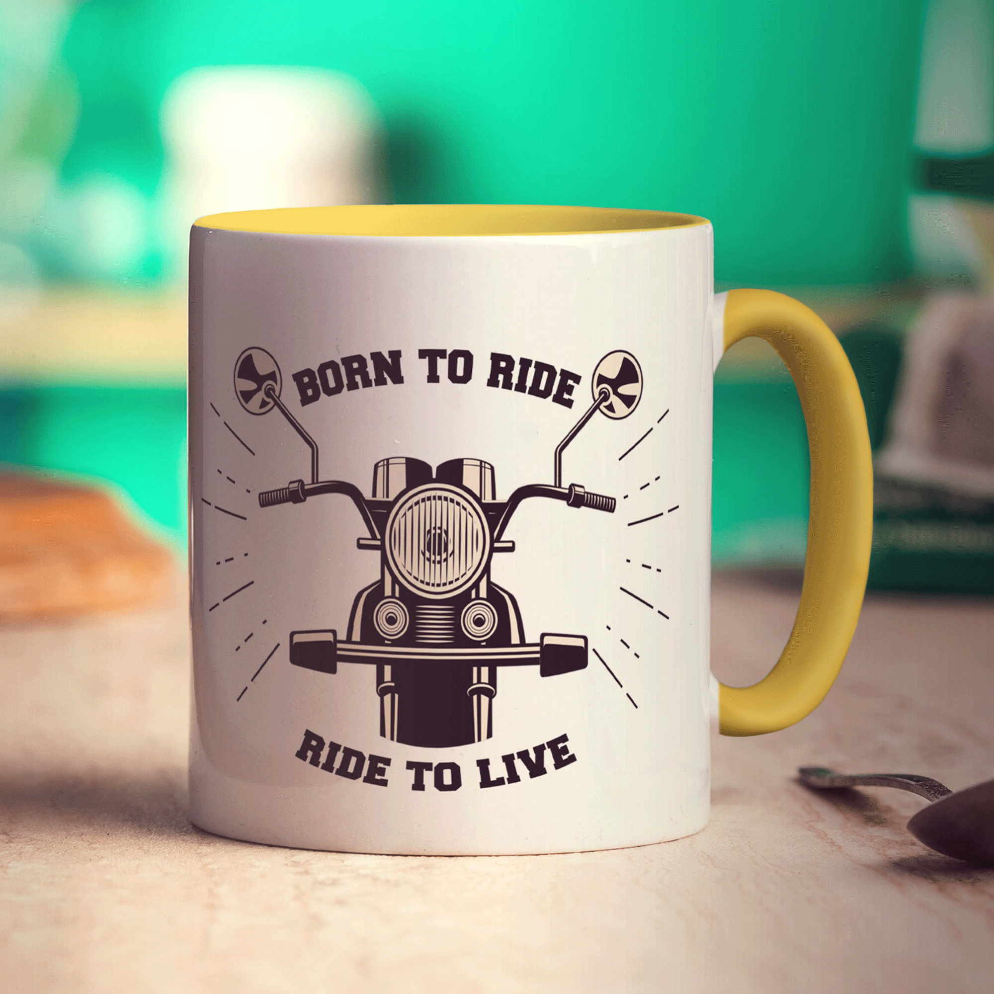Born to Ride, Ride to Live Motorbike Mug