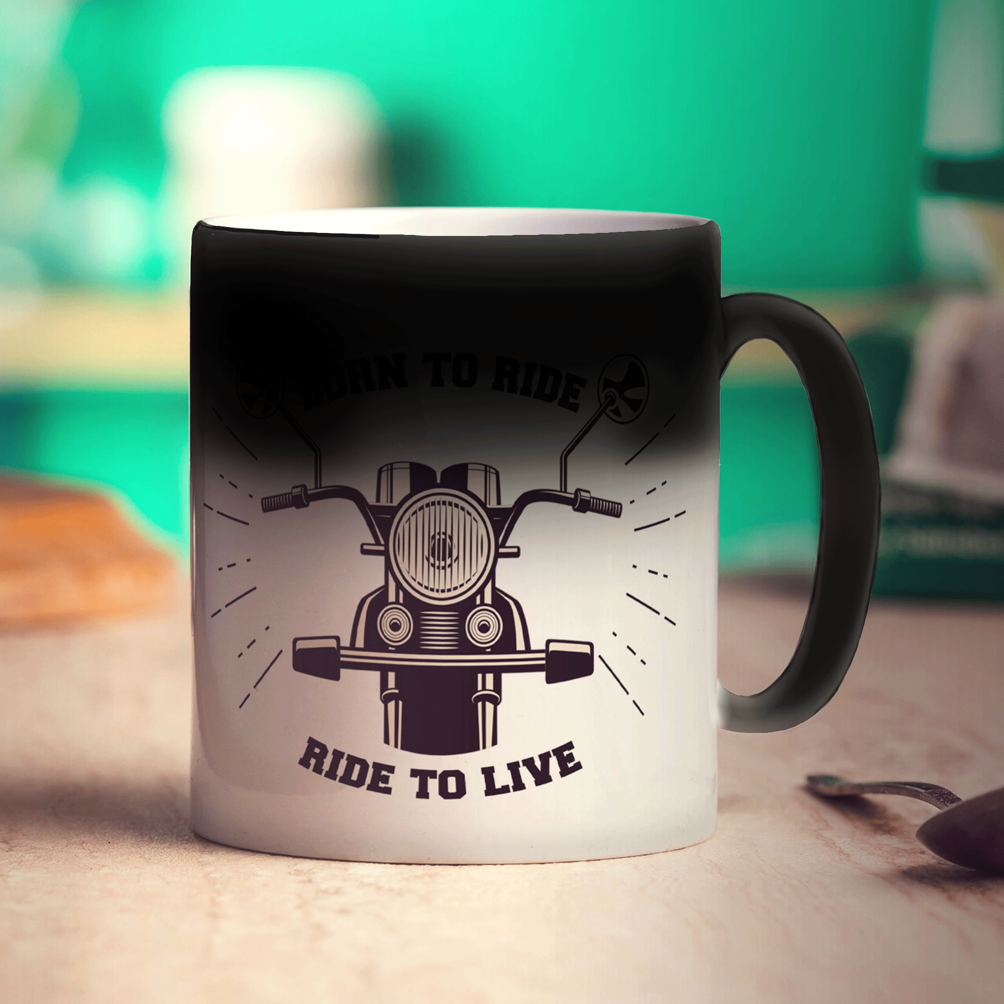 Born to Ride, Ride to Live Motorbike Mug