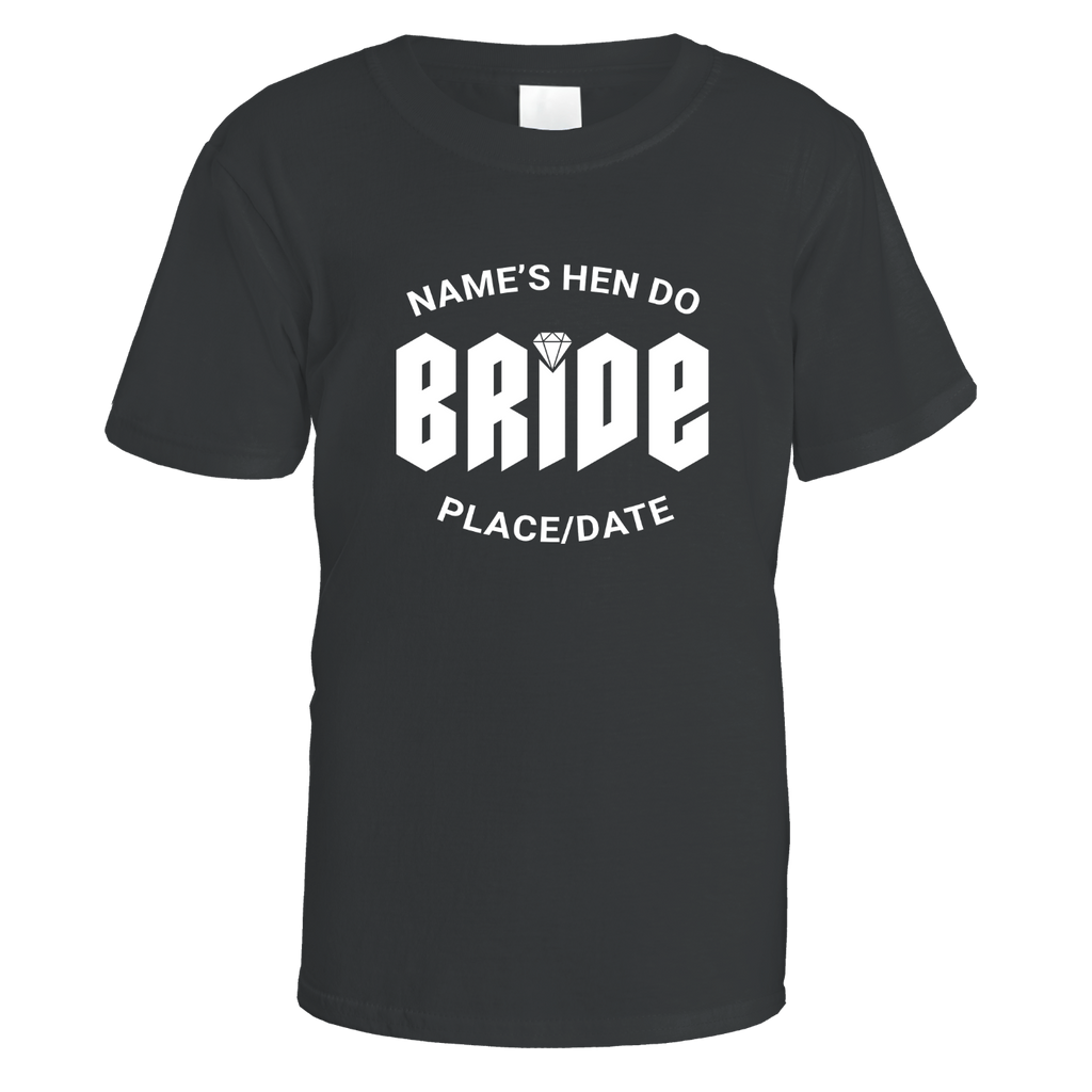 Blackletter Bride Hen Do T-Shirt