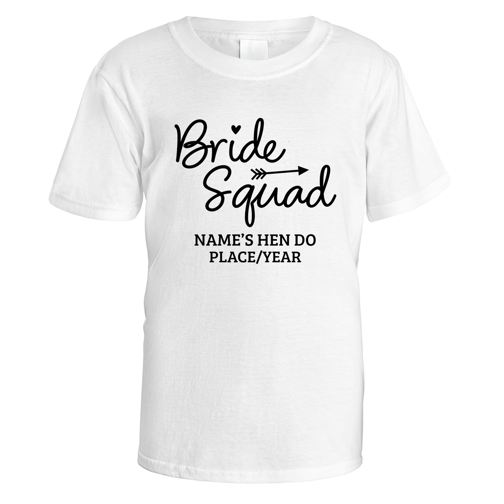 Bride Squad Arrow Hen Do T-Shirt