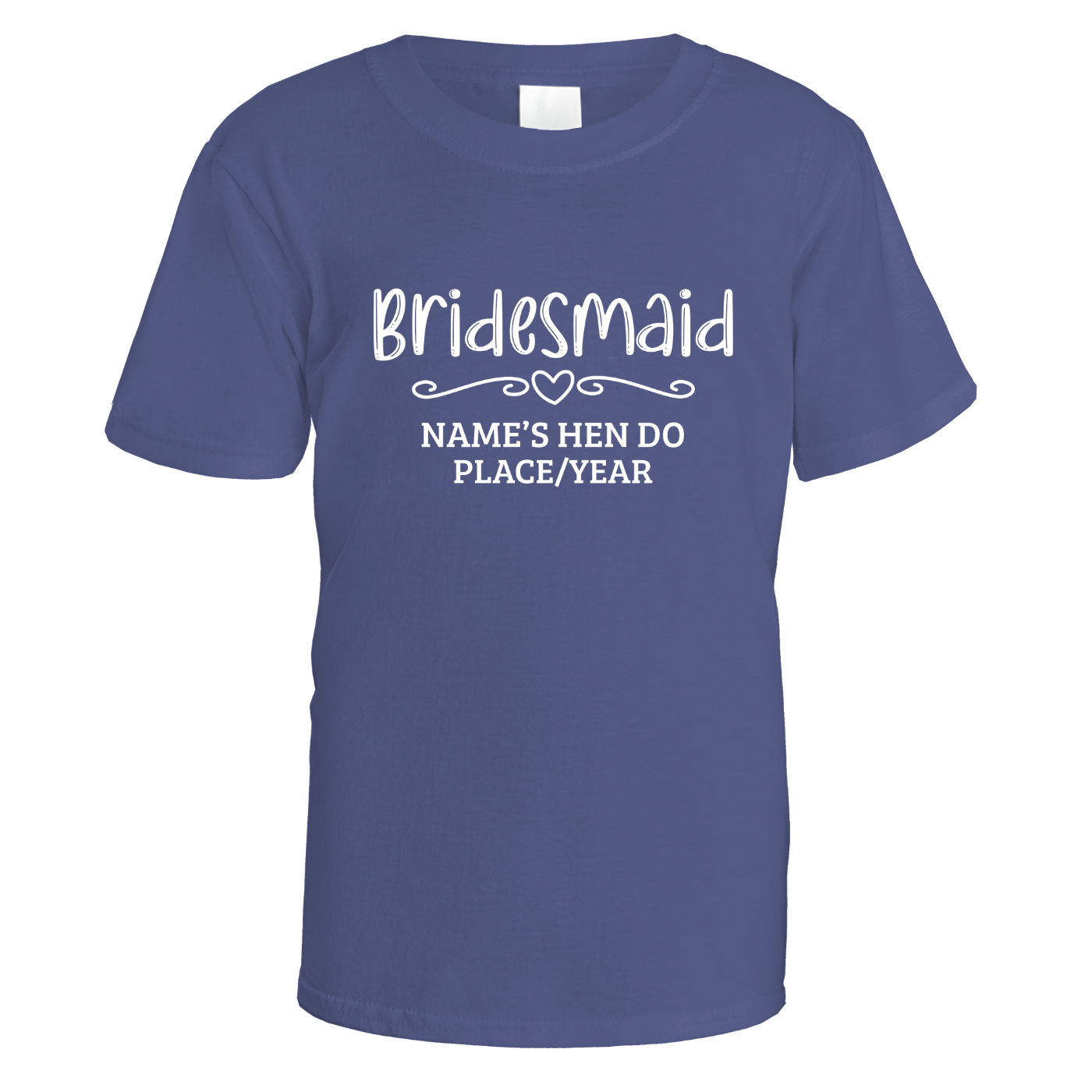 Bridesmaid Heart Hen Do T-Shirt