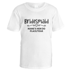 Bridesmaid Heart Hen Do T-Shirt - Default Title