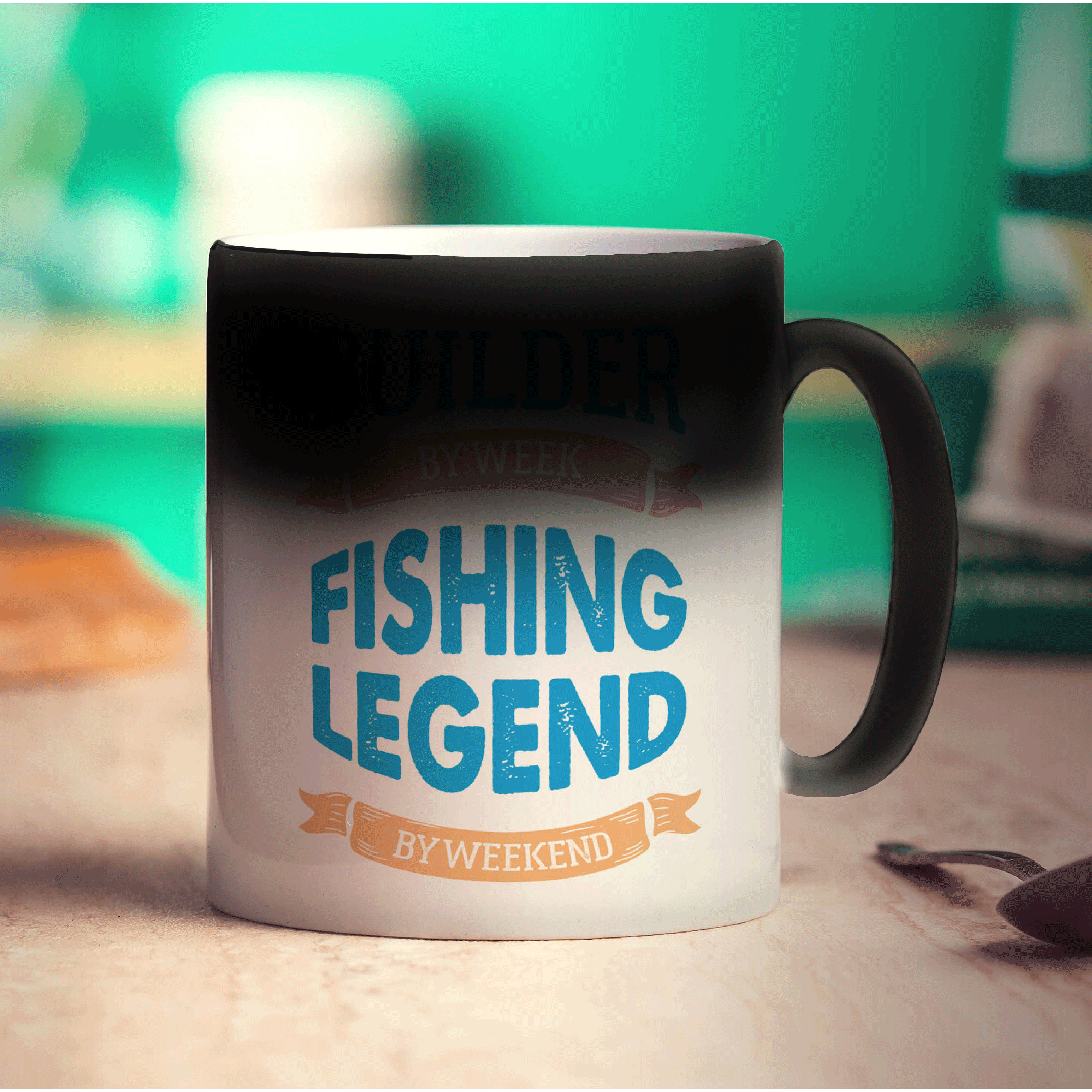 Builder By Week Fishing Legend By Weekend Mug