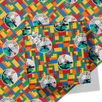 Building Blocks Photo Wrapping Paper