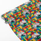 Building Blocks Photo Wrapping Paper