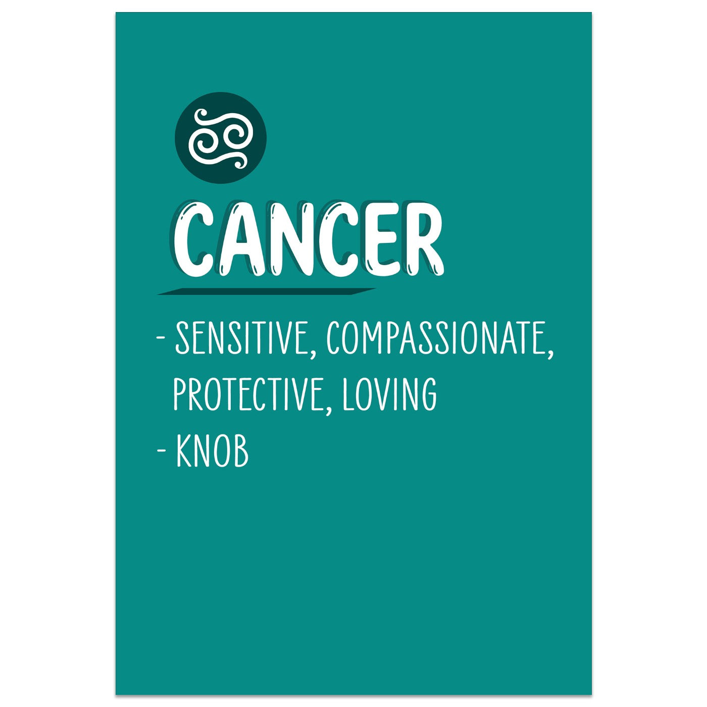 Cancer Definition Birthday Card