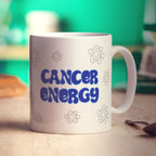 Cancer Energy Star Sign Mug - Standard 330ml (11oz) / White