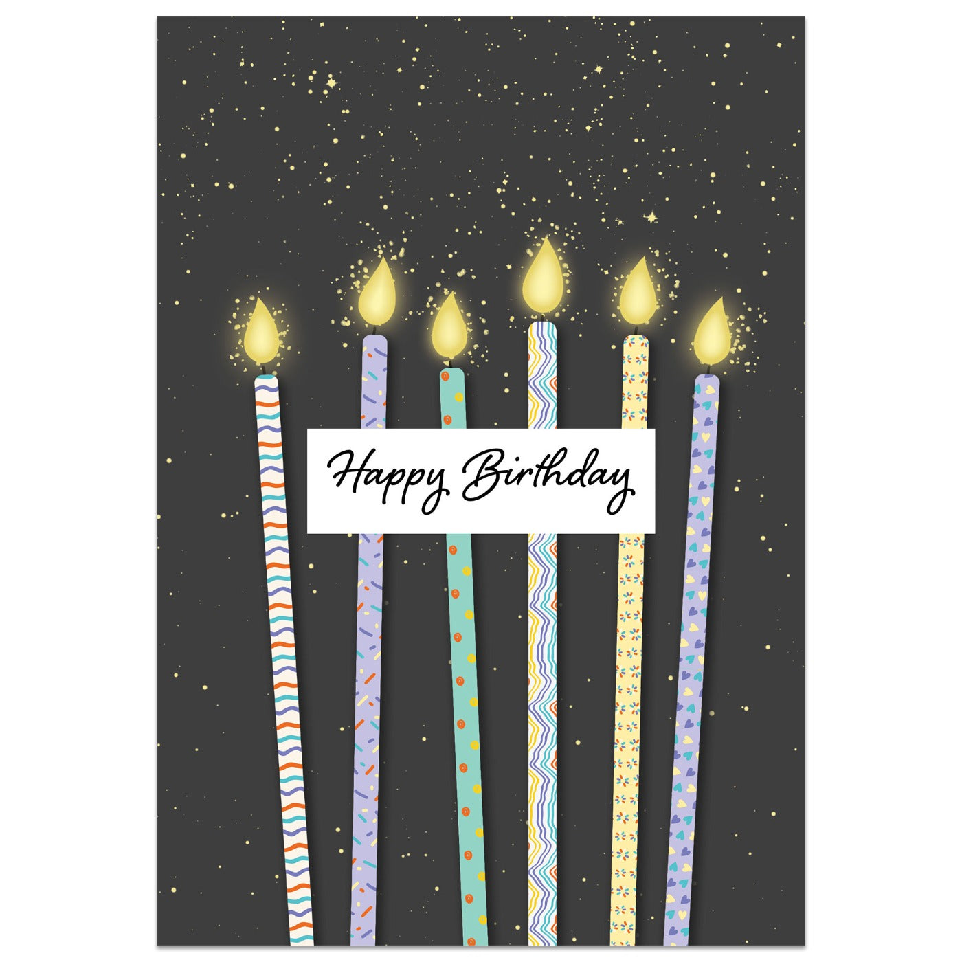 Candles Birthday Card