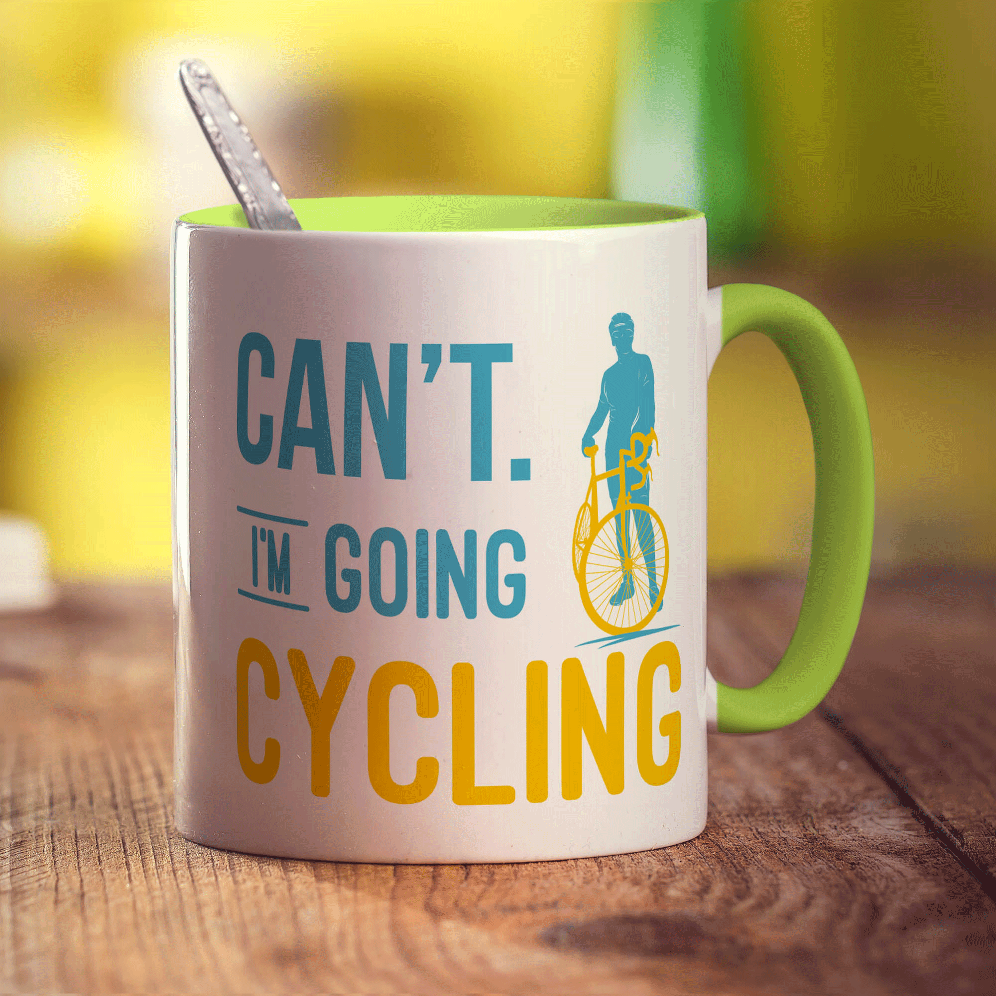 Can't. I'm Going Cycling Mug