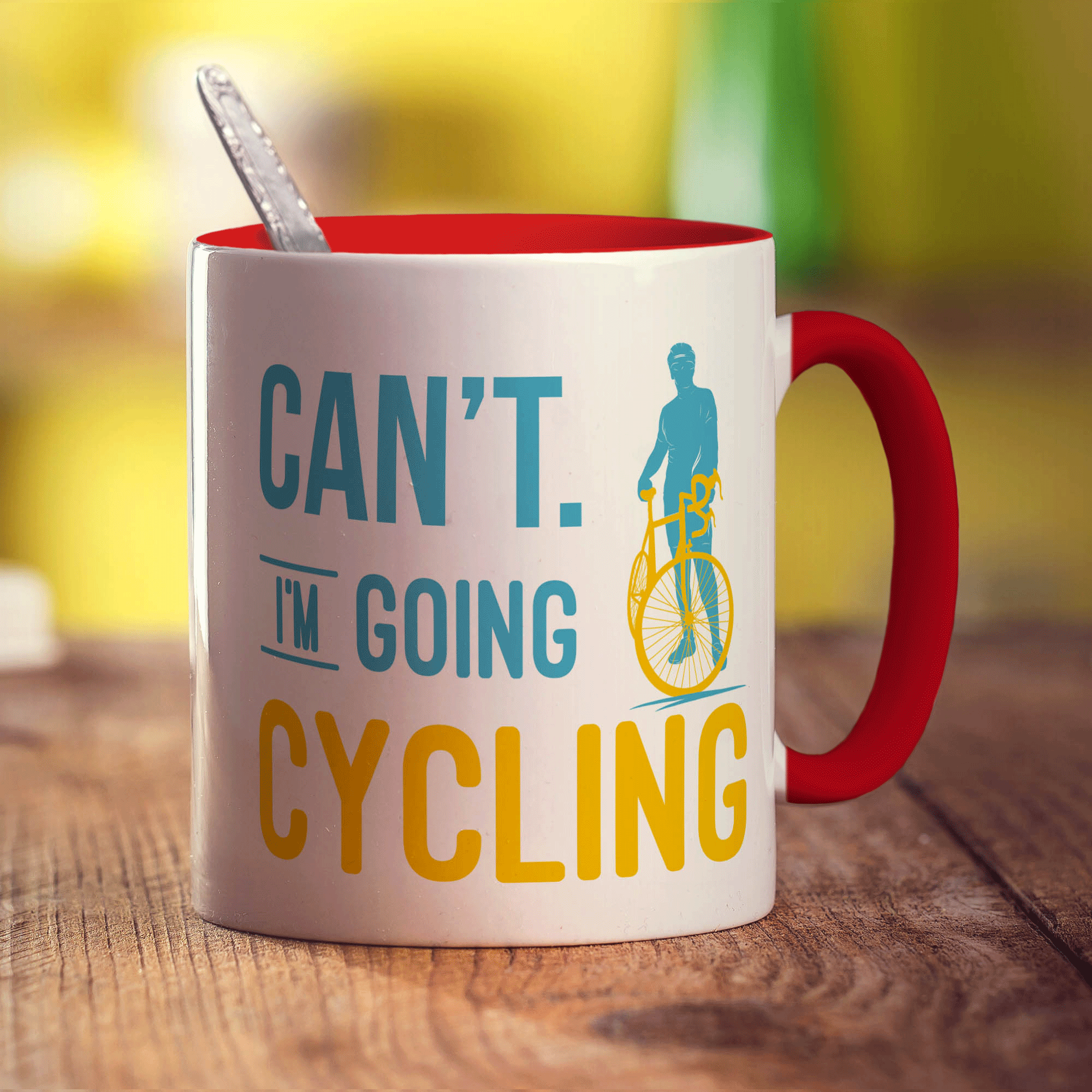 Can't. I'm Going Cycling Mug