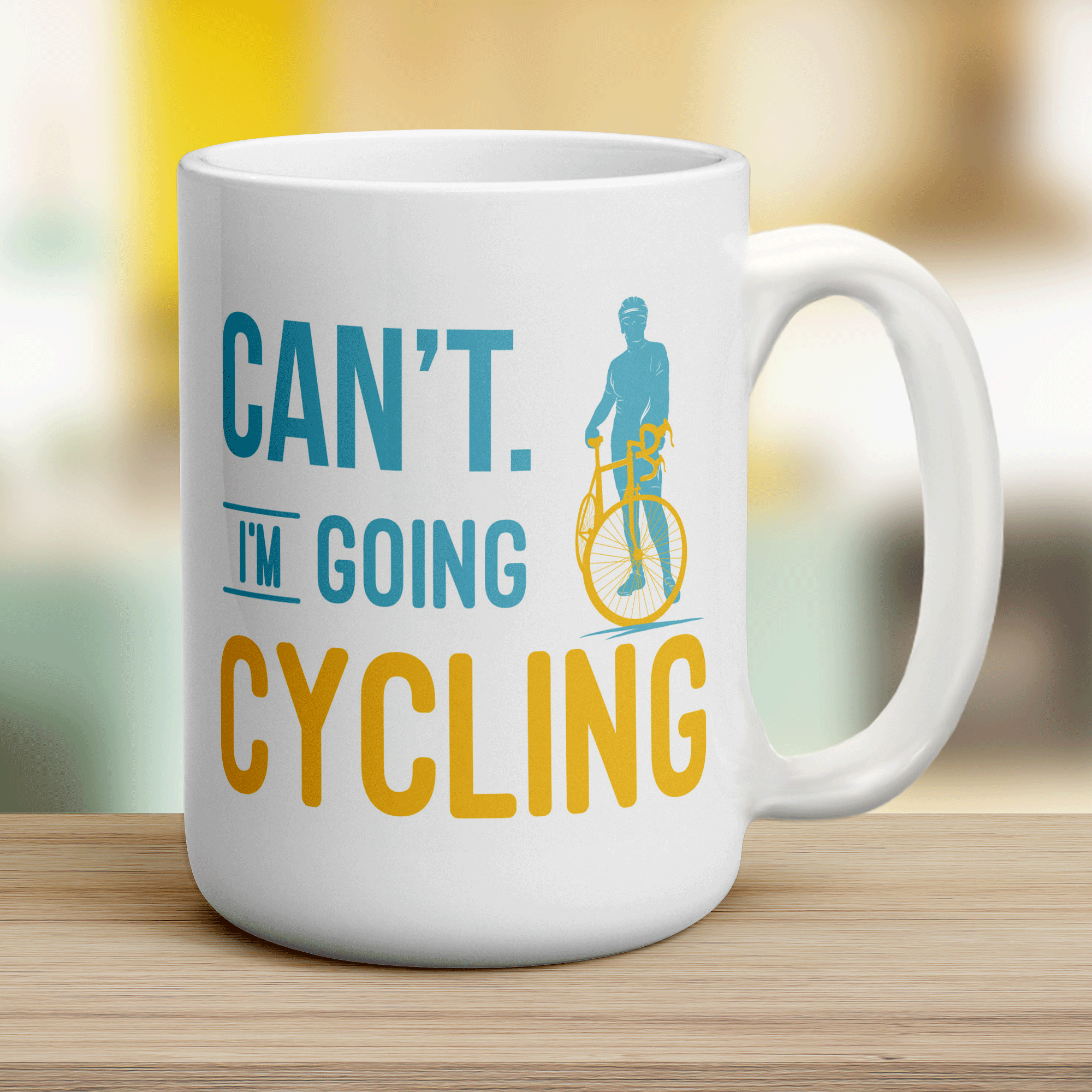 Can't. I'm Going Cycling Mug