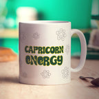 Capricorn Energy Star Sign Mug - Standard 330ml (11oz) / White
