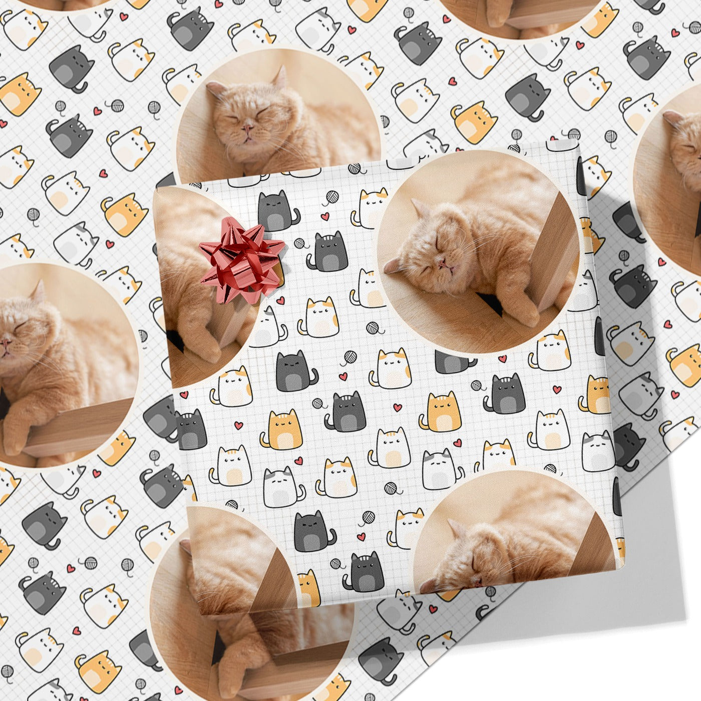 Cat Photo Wrapping Paper