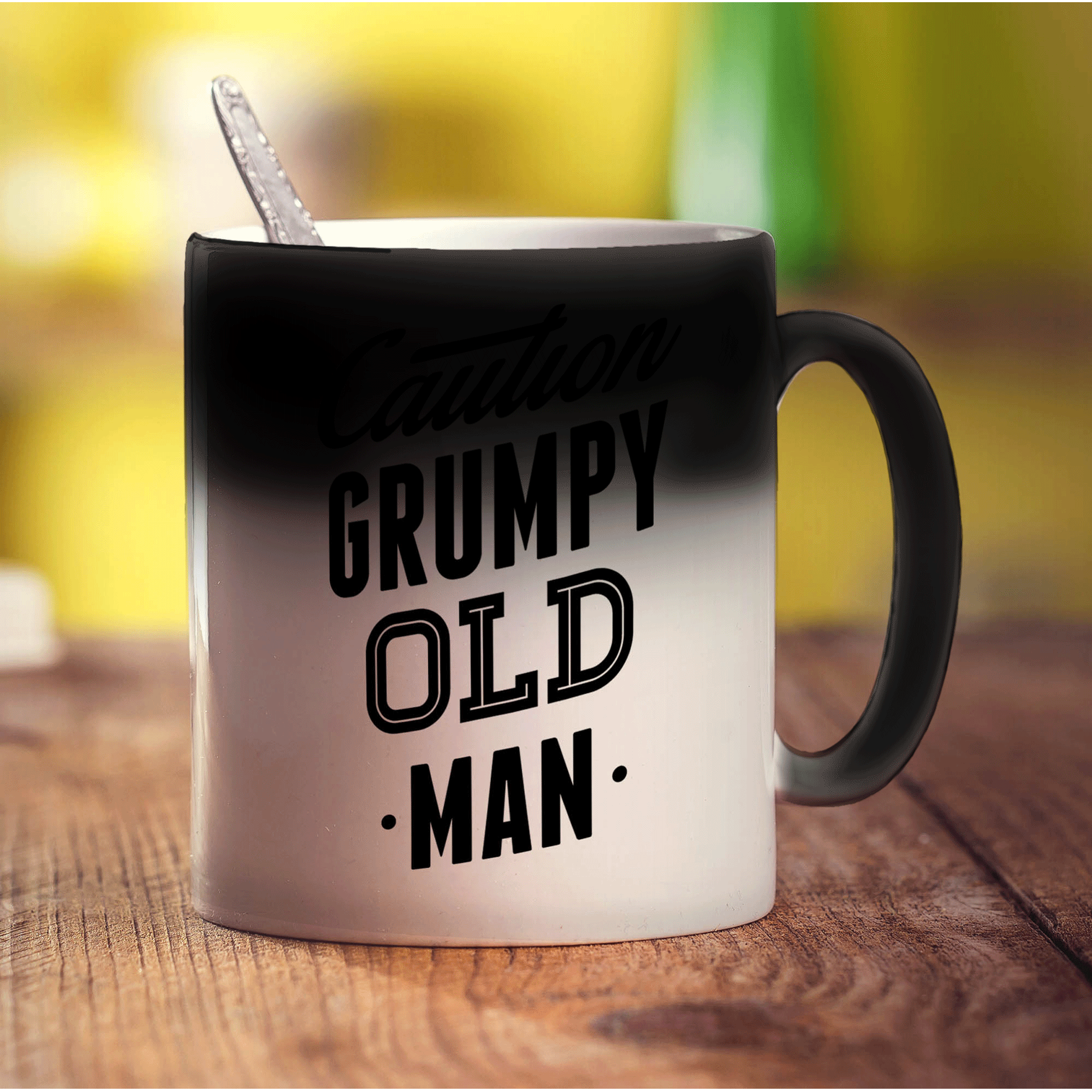 Caution Grumpy Old Man Mug
