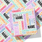 Celebratory Name Wrapping Paper