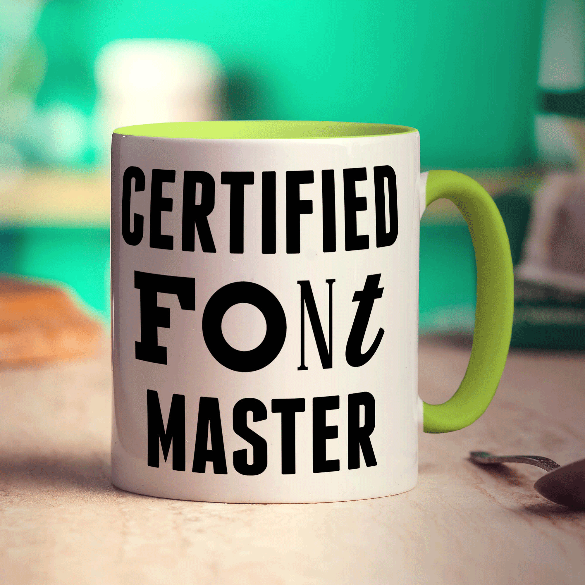 Certified Font Master Mug