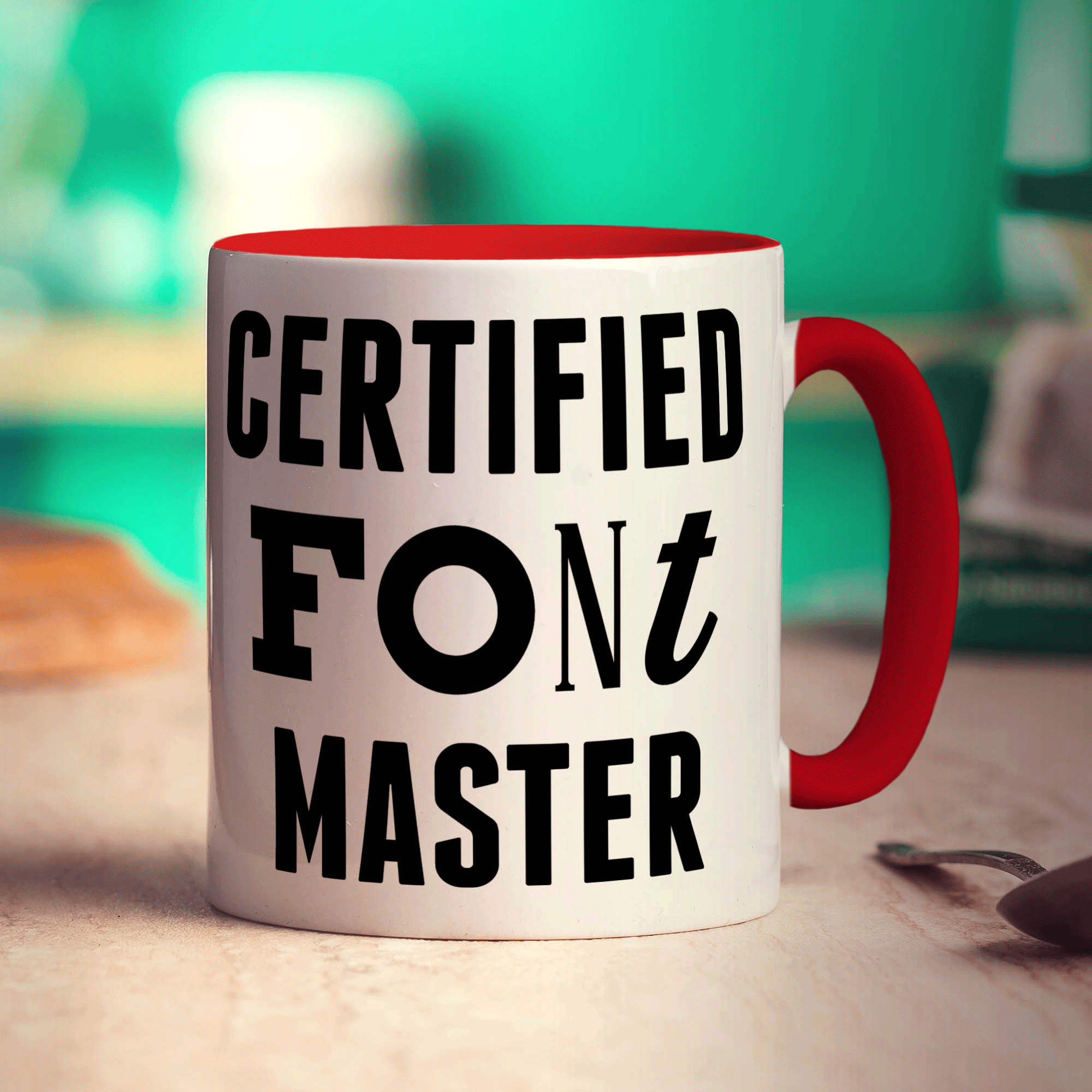 Certified Font Master Mug