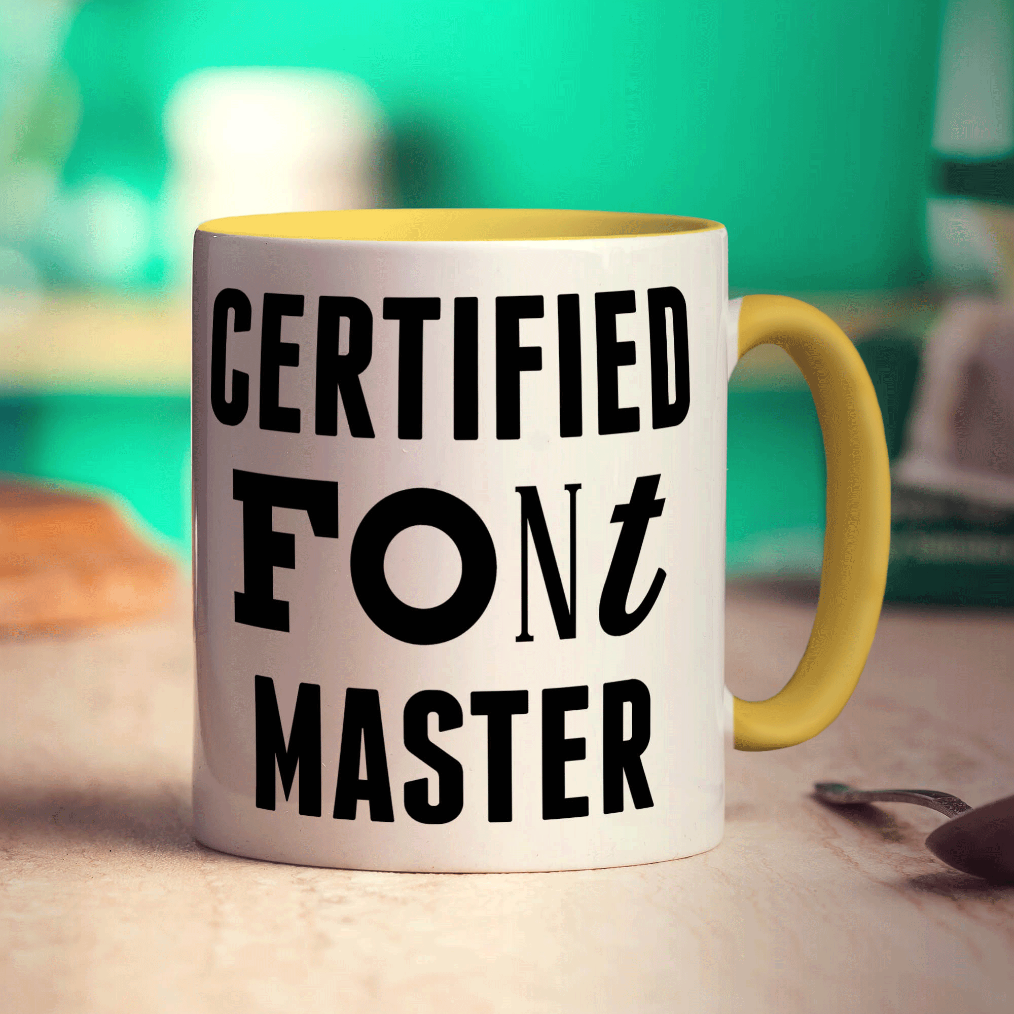 Certified Font Master Mug