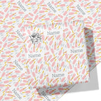 Champagne Name Wrapping Paper