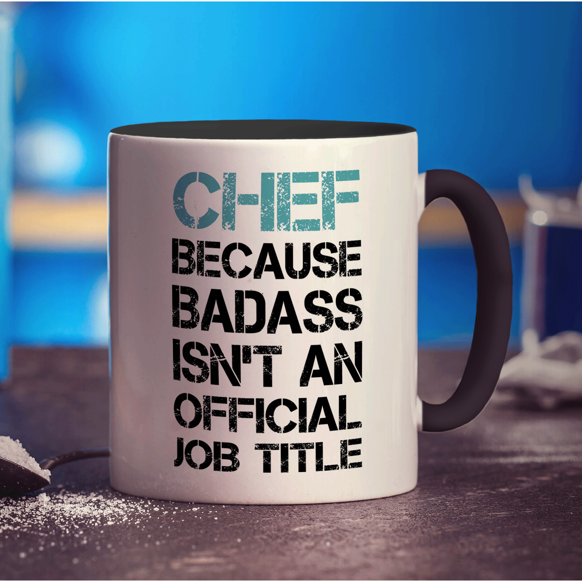 Chef Because Badass Isn't an Official Title  Mug - Standard 330ml (11oz) / Black