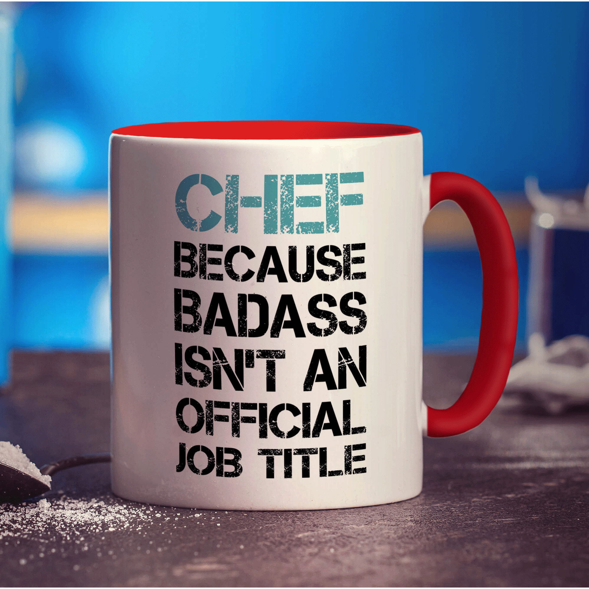 Chef Because Badass Isn't an Official Title  Mug - Standard 330ml (11oz) / Red