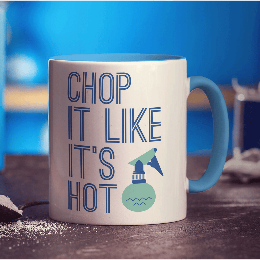Chop It Like It's Hot Mug - Standard 330ml (11oz) / Blue