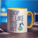 Chop It Like It's Hot Mug - Standard 330ml (11oz) / Yellow