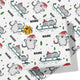 Christmas Cat Name Wrapping Paper - 1m Roll / No Gift Tags