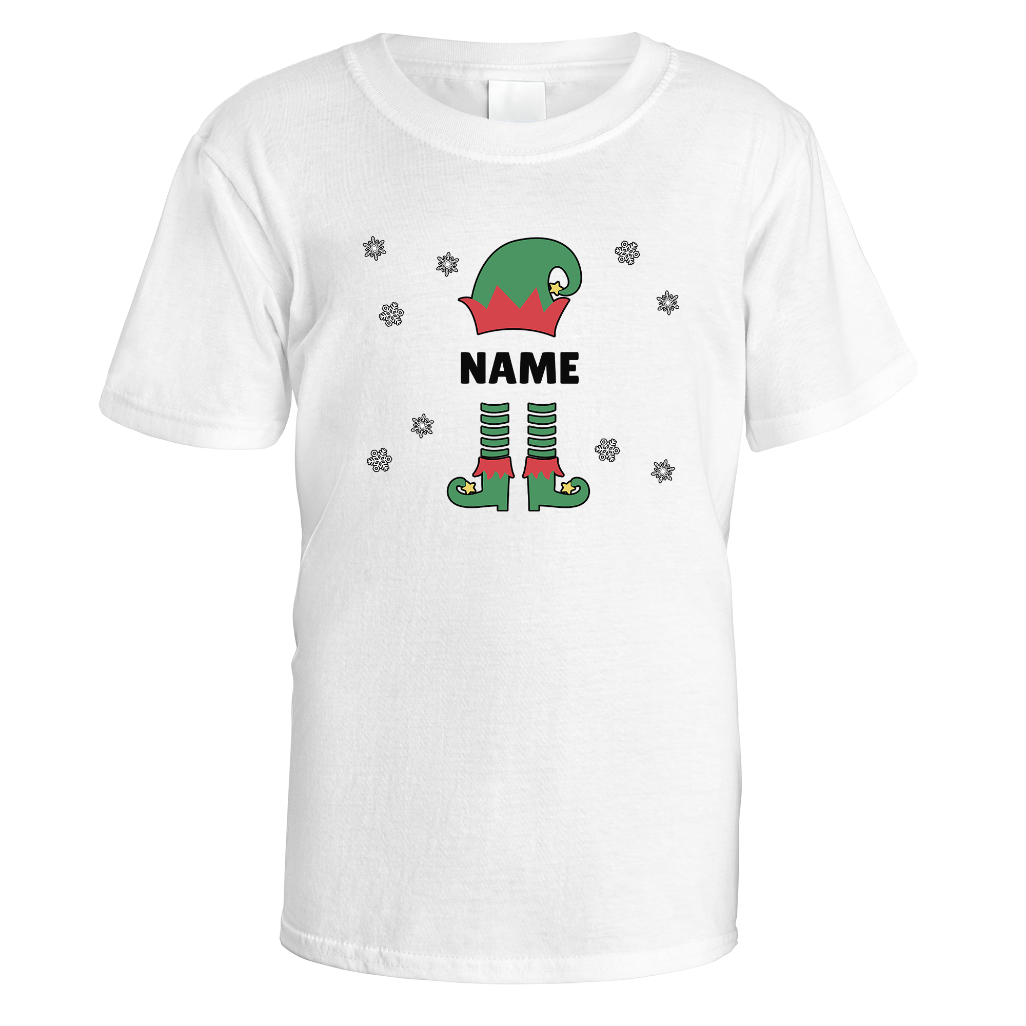 Christmas Elf Name Personalised T-Shirt