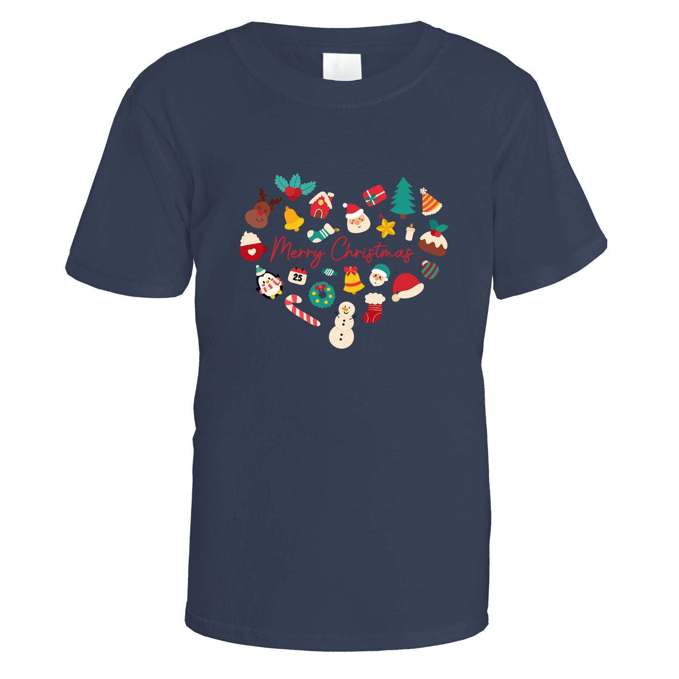 Christmas Icons Heart T-Shirt