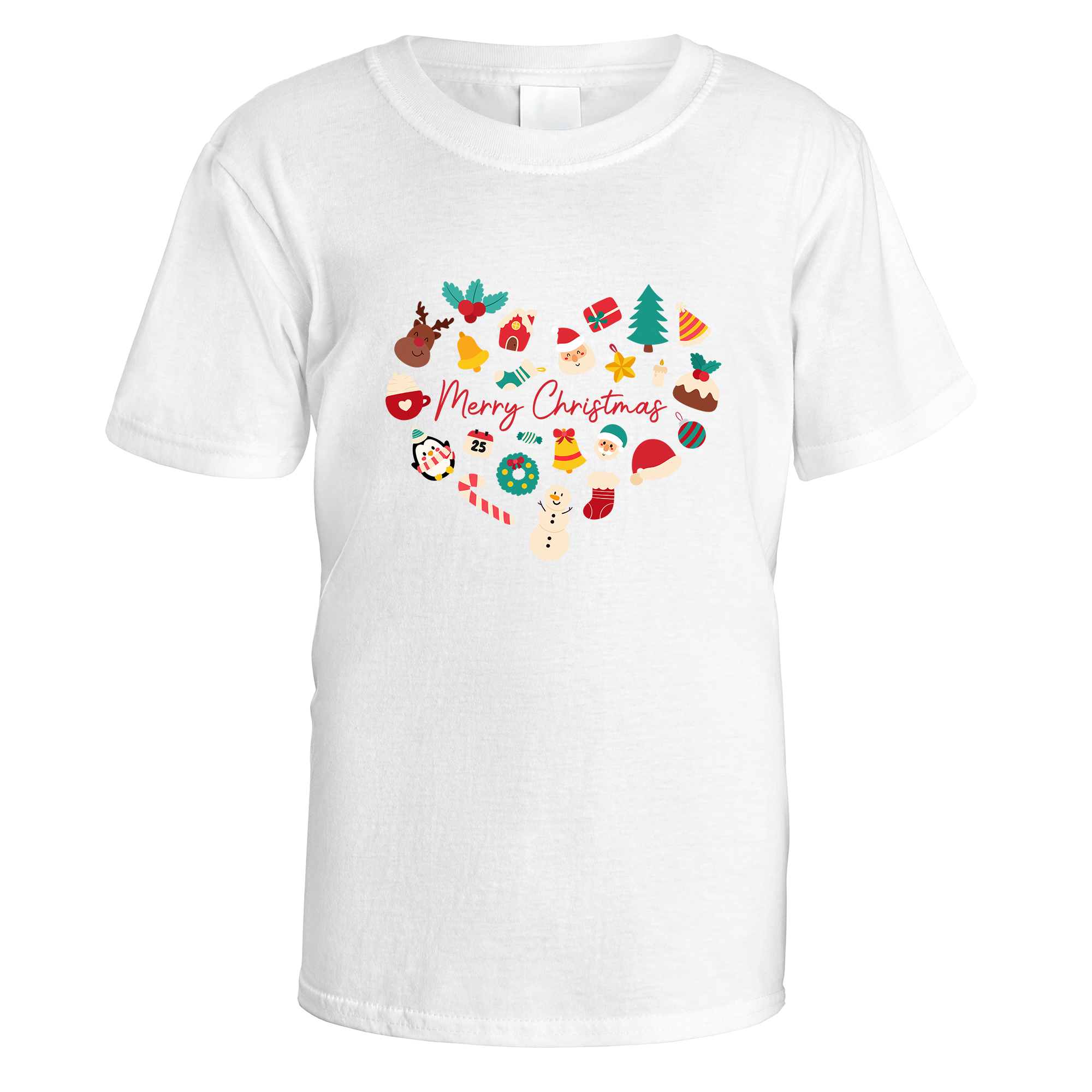 Christmas Icons Heart T-Shirt