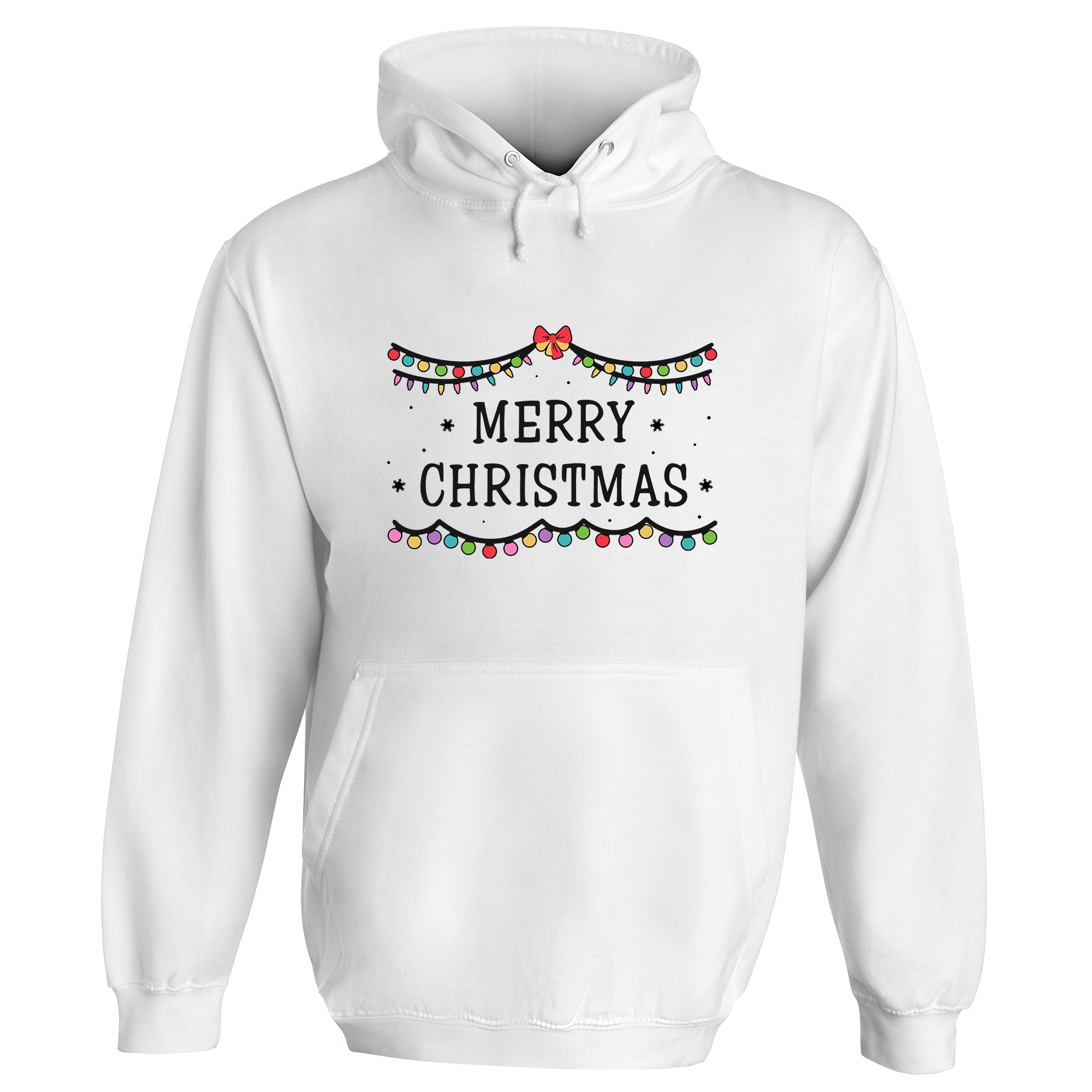 Merry Christmas Festive Lights Hoodie