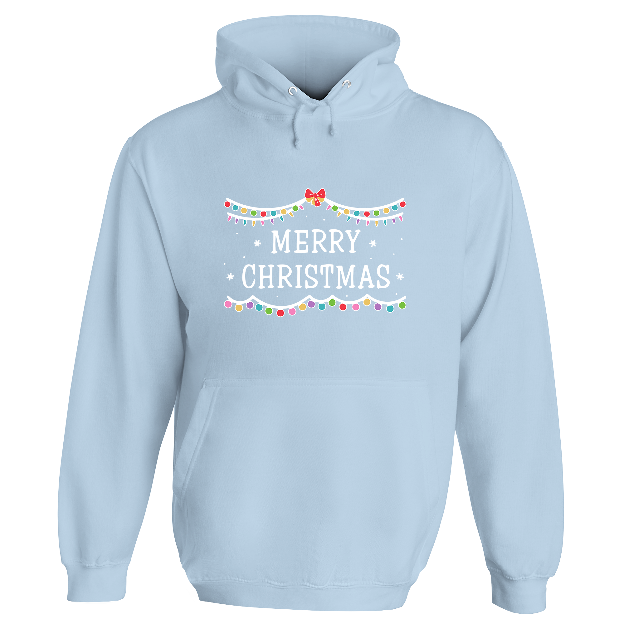 Merry Christmas Festive Lights Hoodie