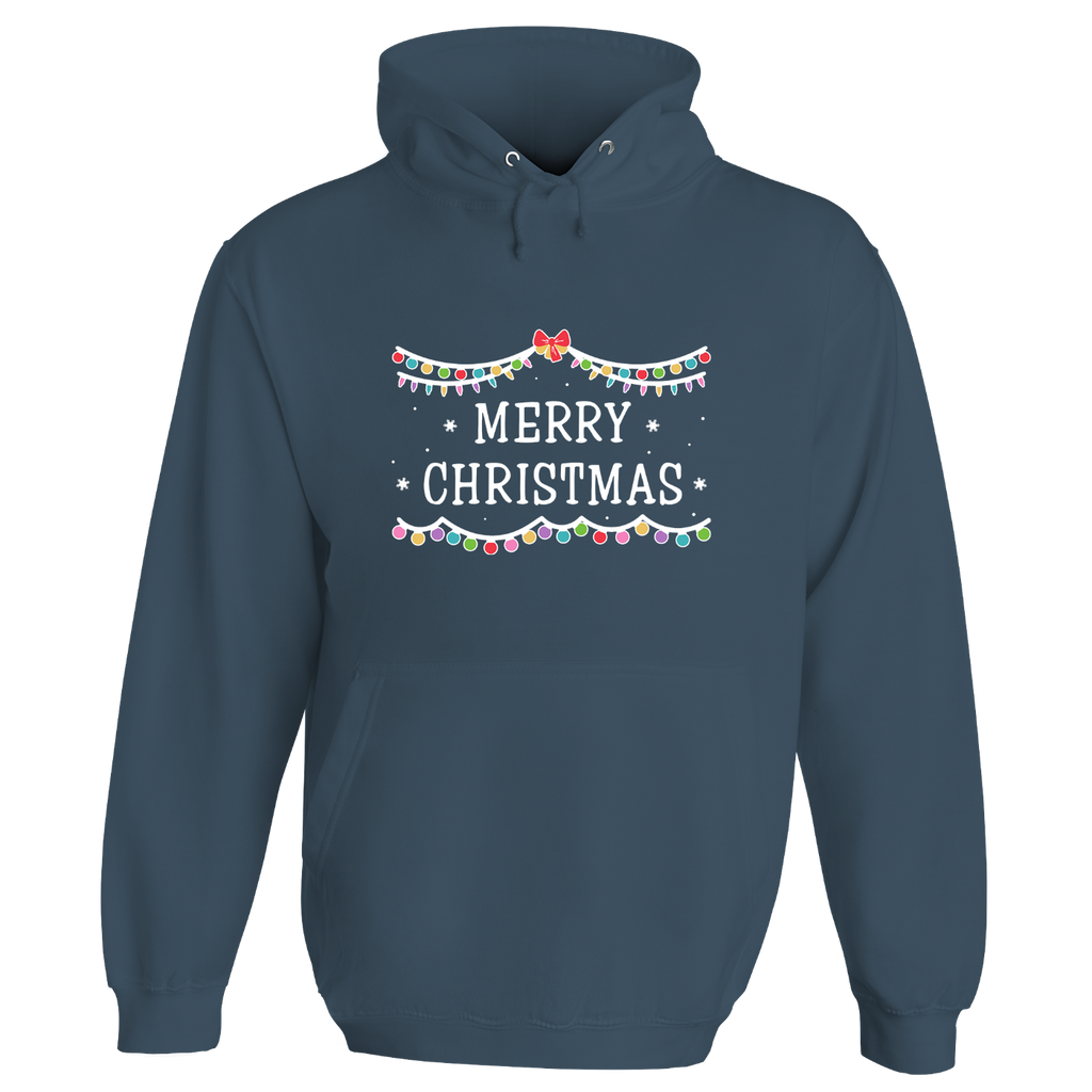 Merry Christmas Festive Lights Hoodie