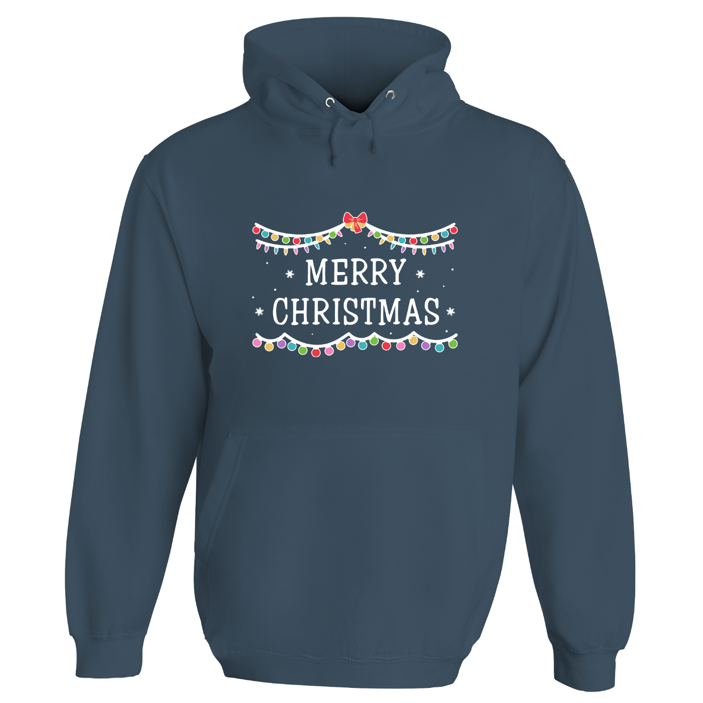 Merry Christmas Festive Lights Hoodie